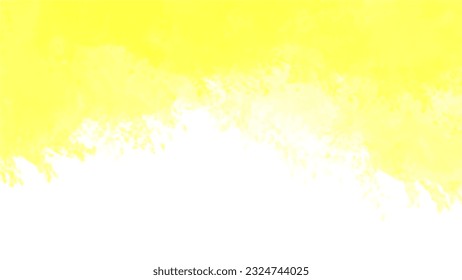 Abstract yellow watercolor background.Hand painted watercolor. vector