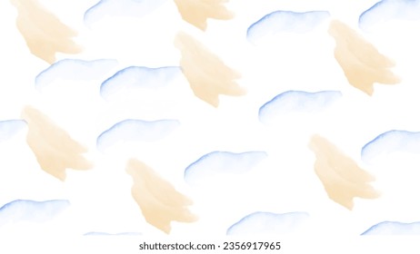 Abstract yellow watercolor background.Hand painted watercolor. vector