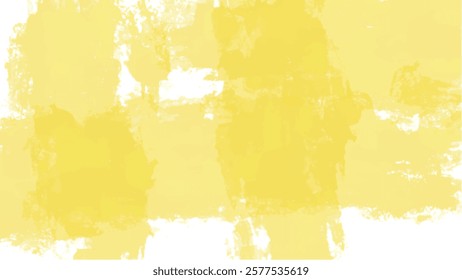 Abstract yellow watercolor background.Hand painted watercolor. vector