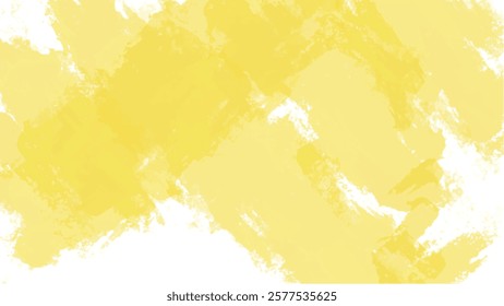 Abstract yellow watercolor background.Hand painted watercolor. vector