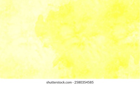 Abstract yellow watercolor background.Hand painted watercolor. vector