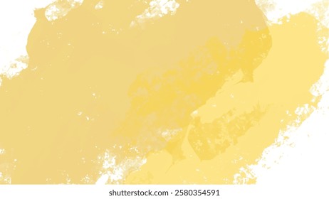 Abstract yellow watercolor background.Hand painted watercolor. vector