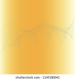 Abstract yellow wave