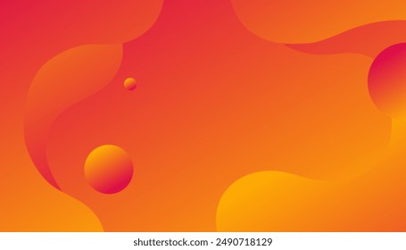 Abstract yellow wave background. Fit for presentation design. wallpapers, brochure, posters
