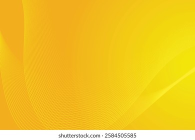 Abstract yellow wave background Illustrations for templates - Partner. Suit for brochure, flyer, banner, corporate, cover, website, poster. Vector illustration