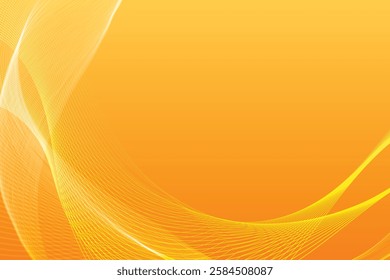 Abstract yellow wave background Illustrations for templates - Partners