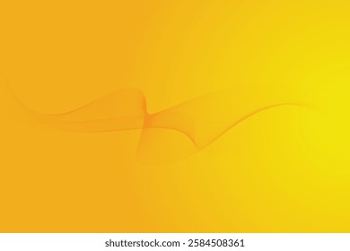 Abstract yellow wave background Illustrations for templates - Partners. Vector 