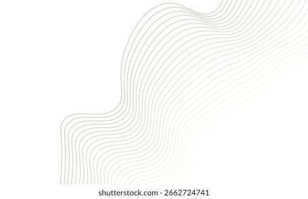 Abstract yellow wave line background design