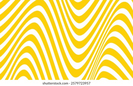 abstract yellow wave line pattern suitable for background.