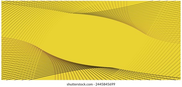 Abstract yellow and wave modern soft luxury texture with smooth and clean vector smooth background illustration.