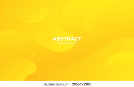 Resumen Fondo geométrico de las ondas amarillas. Diseño de fondo moderno. color de gradiente. Composición de formas fluidas. Apto para el diseño de la presentación. sitio web, carteles, fondos de pantalla, folleto, carteles