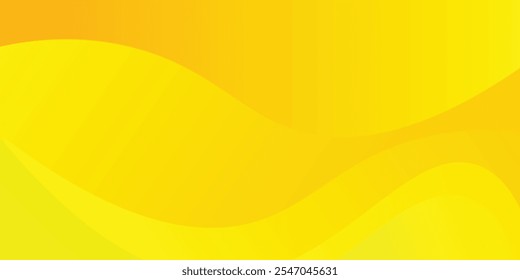 Abstractas fondo ondulado amarillo. Vector EPS 10