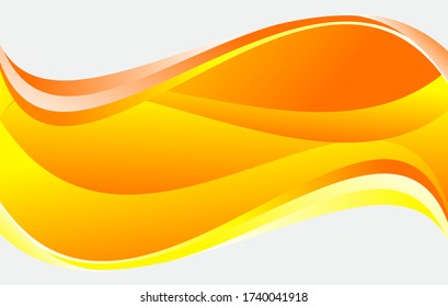 abstract yellow wavy background. Wavy waves banner color line for web banner. vector abstract design. Flyer template vortex design.