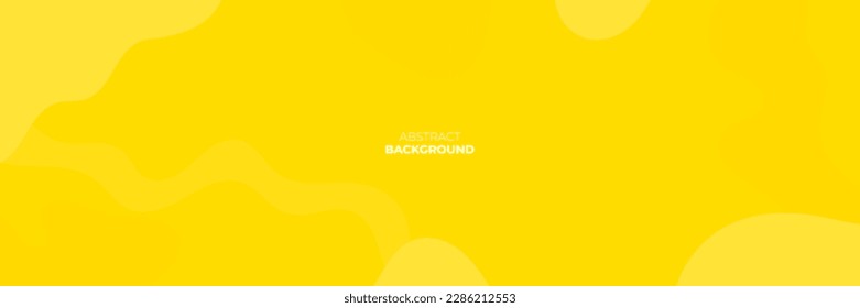 Resumen de fondo ondulado amarillo. Dibujaron a mano varias formas y objetos de garabatos. Ilustraciones vectoriales modernas y modernas. Colores pasteles