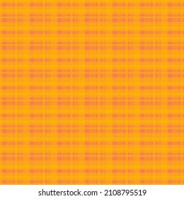 abstrakte gelbe Linie nahtloses Muster auf orangefarbenem Hintergrund für die grafische Gestaltung