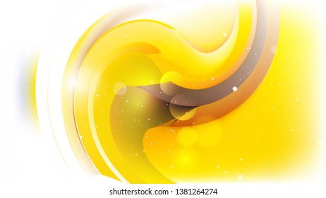 Abstract Yellow and White Background Design