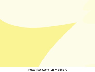 Abstract yellow and white background with dynamic shapes