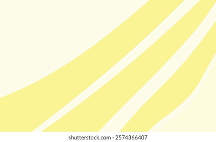 Abstract yellow and white background with dynamic shapes