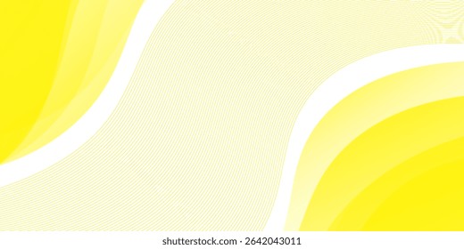 Abstract yellow white background frame material, refreshing sparkling white yellow color water. modern vector