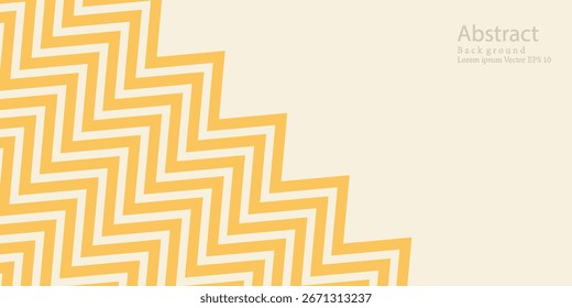 Abstractas amarillo y blanco chevron zigzag patrón sin fisuras para fondos y diseño textil.
