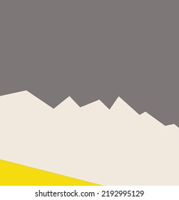 abstract yellow , white and gray background design template vector