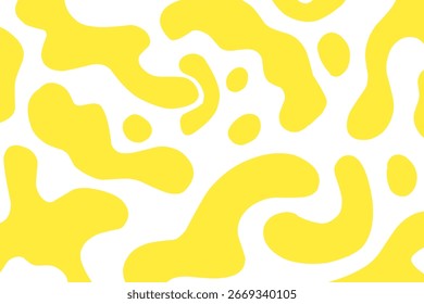 Abstractas Vector de patrón transparente amarillo y blanco, perfecto para fondos modernos, diseño de telas, Fondos de pantalla y proyectos de marca	

