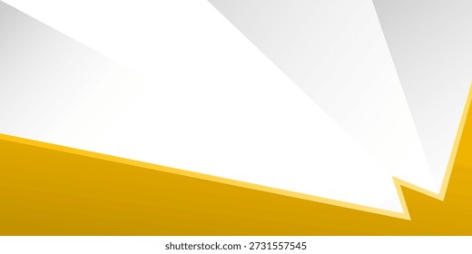 Abstrato Amarelo e branco forma moderna fundo com espaço para texto e mensagem.