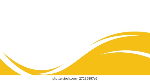Abstract Yellow White Wave Background Design with Empty Space. vector illustration eps10 abstract - Powered by Shutterstock - Get 15% off with code: PIKWIZARD15