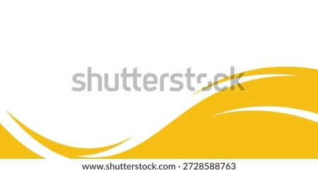 Abstract Yellow White Wave Background Design with Empty Space. vector illustration eps10 abstract