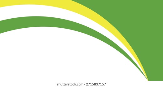 Fundo ondulado amarelo e branco abstrato. adequado para design de pôster de negócios, banner corporativo, apresentação, folheto, postagem de mídia social, moderno