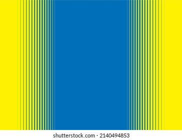 Abstrakter gelb-blauer Hintergrund in den Farben der ukrainischen Flagge mit einem glatten Streifen Übergang. Kein Krieg, Rette die Ukraine. Anti-Kriegs-Vektorhintergrund.