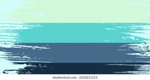 Abstract yellow-blue frame on a dark background. Sporty design in grunge style. Illustration for sports, athletics, training, workout, etc