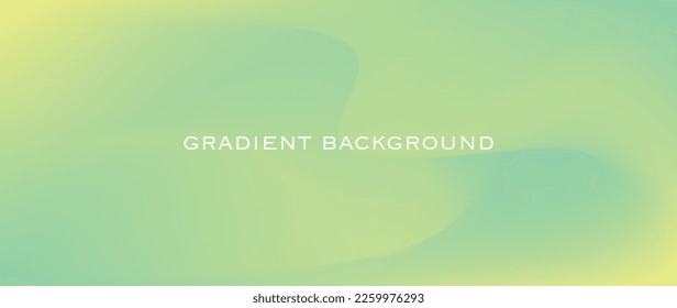 Abstract yellow-green background. Nature gradient background. Vector illustration. Suitable for your graphic design, banner or poster.