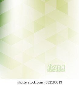 Abstract yellowish geometric pattern with triangles. Vector graphic background