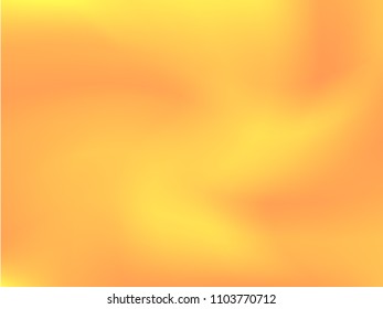 Abstract yellow-orange gradient pattern. Blurred background. Smooth gradient texture color. Vector illustration. Shiny bright website pattern, Web and Mobile Applications, social media,banner header o
