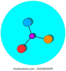 An abstract yet clear illustration of connected nodes or a network, representing connectivity, data flow, and global communication. Ideal for themes of networking, internet, technology, social media, 