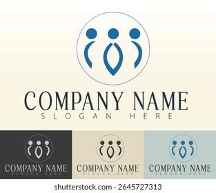 Abstract yet unified logo concept with modern appeal.