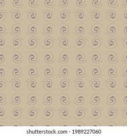 Abstract yin and yang elements on a beige background. For textile, fabric, wallpaper and background.