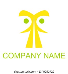 Abstract yoga logo