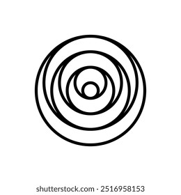 Abstract yoga logo. Vector meditation icon. Yoga studio icon.