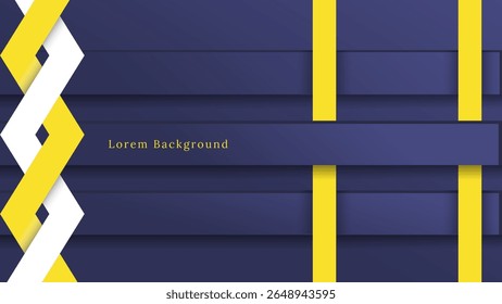 abstract Yyellow and blue rectangle background design