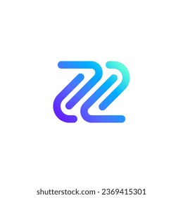 Abstrakter Z-Exchange-Technologie Logo-Design-Vektorgrafik