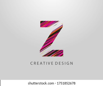 Abstract Z Letter Logo. Creative Abstract Initial Z 