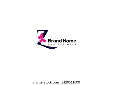 Abstract Z letter modern initial lettermarks logo design