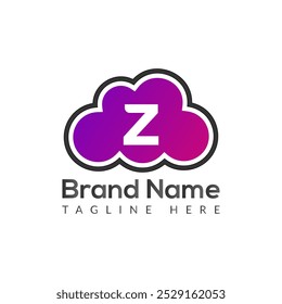 Abstract Z letter modern initial lettermarks logo design	