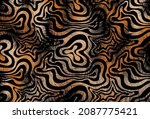 Abstract Zebra, Animal skin Pattern. Vector Illustration.