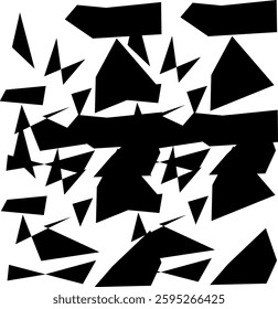 Abstract zebra pattern background. Vector illustration.. Seamless abstract pattern with chaotic wave ornament.