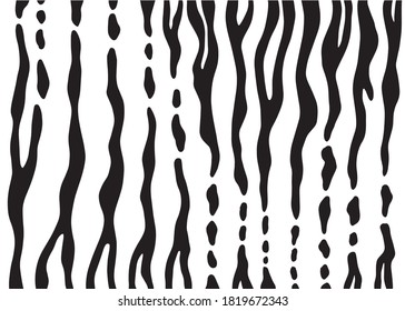 Abstract Zebra pattern design, animal skin vector illustration background. wildlife fur skin design illustration.