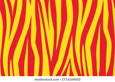 Abstract Zebra Pattern Design for Fabric Print