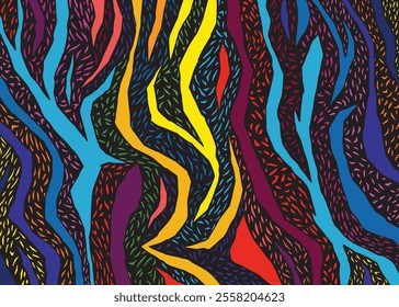 Abstract Zebra pattern design, vector illustration background. wildlife fur skin design illustration.